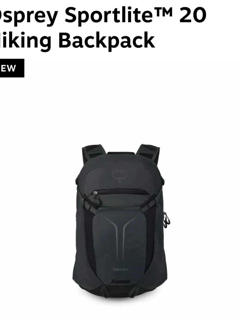 Osprey Sportlite 20L Black